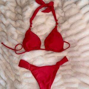 Coral Bikini Set